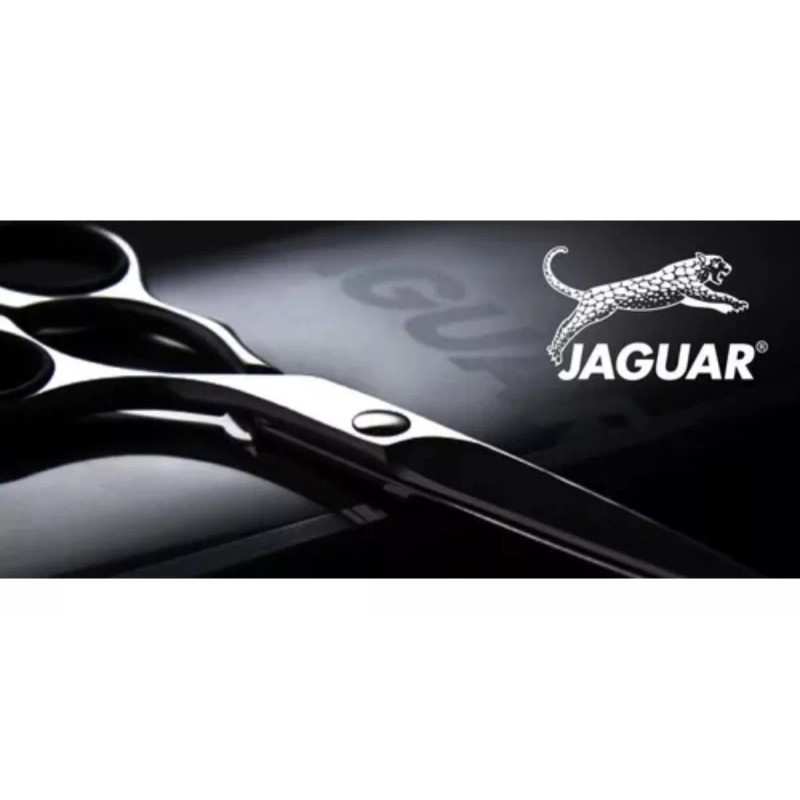 Jaguar Tijera Profesional De Corte Blanco Y Negro 6pLG