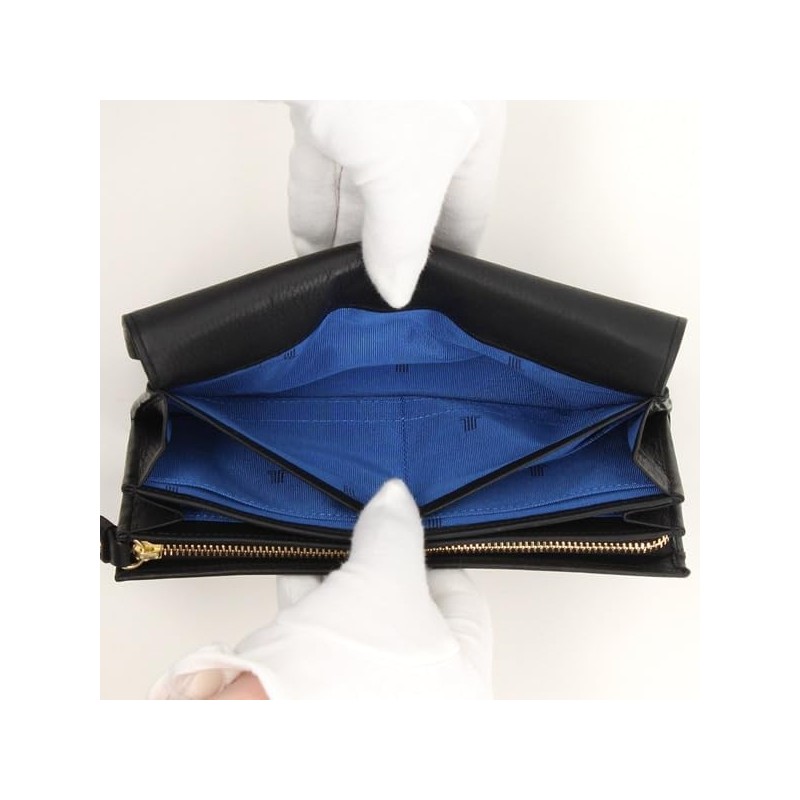 Lanvin Collection 65-6454 Louvé Purse Bill Wallet, ice blue, One