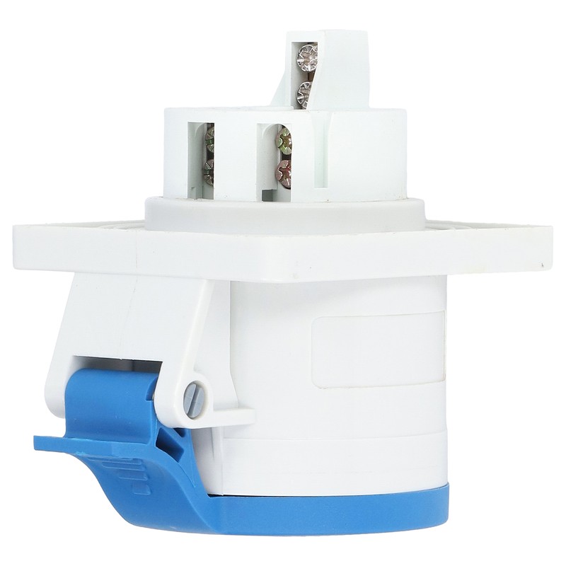 3 Pin 2P+E Industrial Connector IP44 Waterproof Concealed Mount Aviation