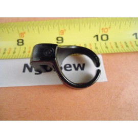 Generic FINGER RING TYPE THREAD YARN STRING CUTTER Sewing Notions Black Large Size