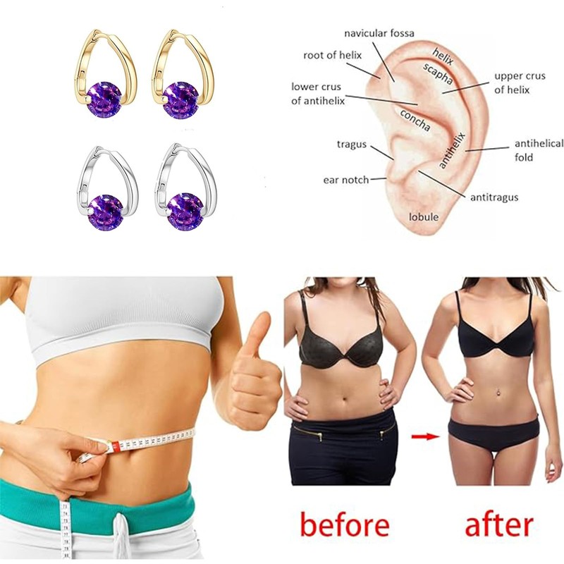 2 Pairs Lymphatic Earrings for Women Lymphvity Germanium Earrings Lymphatic