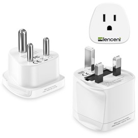 LENCENT Type D and G Travel Adapter Plug Adapter for Maldives Sri Lanka Tanzania Power Adapter Zanzibar Ghana