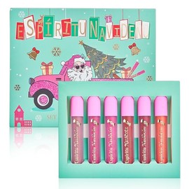 Mate Líquido y Brillos Kit  Set de 6 labiales  Regalo para el Día de la Madre  Lápiz Labial de Color Intenso  Larga Duración  Resistente al Agua,...  