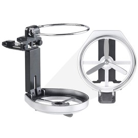 Lescars Car cup holder: car cup holder for ventilation grille, 10 cm high, 7 cm diameter (cup holder car ventilation, cup holder car, water bottle)