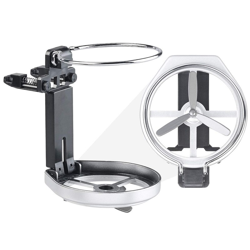 Lescars Car cup holder: car cup holder for ventilation grille,