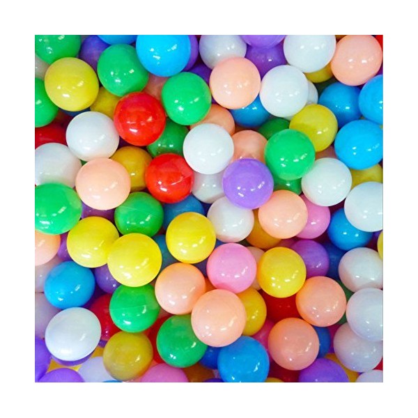 Real Relax 1500pcs 5.5cm Colorful Ball Soft Plastic Ocean Ball for Baby Kid