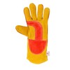 Safety Master Premium Welding Gloves, Yellow Cow-Split Leather With Reinforced