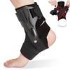 Soporte de Tobillo,tobilleras Deportiva de Compresi?n Ajustable, Negro, M