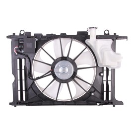 TYG OE Replacement(CAPA Quality) Cooling Fan Extra Silent for 2014-2019 Toyota Corolla L4/1.8 W/Shroud Upper W/PWM | OE No. 167110T131 | Partslink No. TO3115192