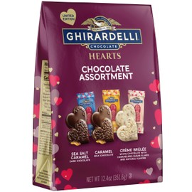 GHIRARDELLI Chocolate Assortment Hearts , 12.4 oz Bag