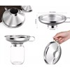 Roost Funnel Stainless Steel Wide Mouth 5.8 Inch Wide Mouth