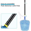 Nicecho Swimming Pool Leaf Skimmer Net with adjustable 8' ft