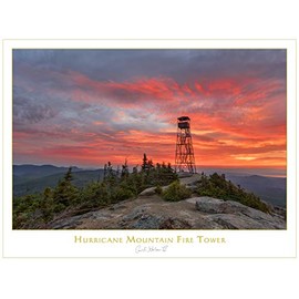 Hurricane Mountain Fire Tower, Adirondack Print by Carl Heilman II, 18" x 24" - ND016700