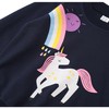 Junellz 5 Years Girl Cloth Girl Unicorn Jumper Dark Blue