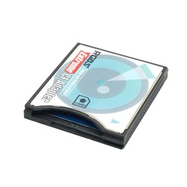 Extreme Speed Compact Flash Type II Memory Card Adapter (Supports SDHC MMC SDHC SDXC) for Canon EOS 40D, 50D, 5D, 5D2, 7D, 350D, 400D; Sony a200, a300, a700, a850, A900; NikonD200, D300, D70 Camera