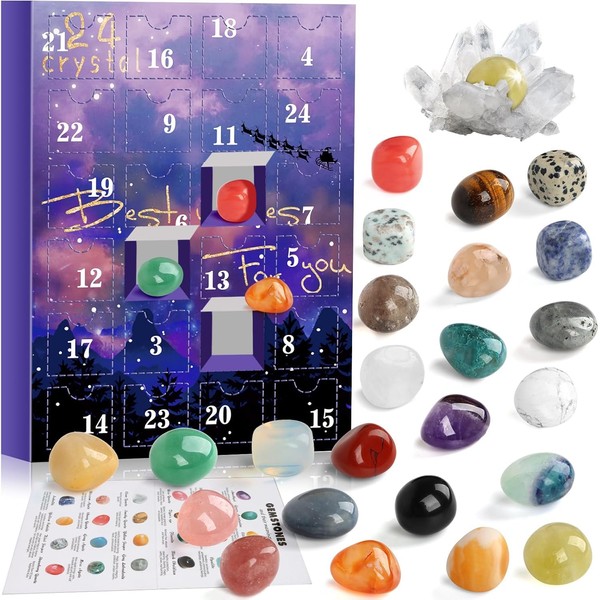 Gemstone Advent Calendar - 2024 Advent Calendar for Kids with