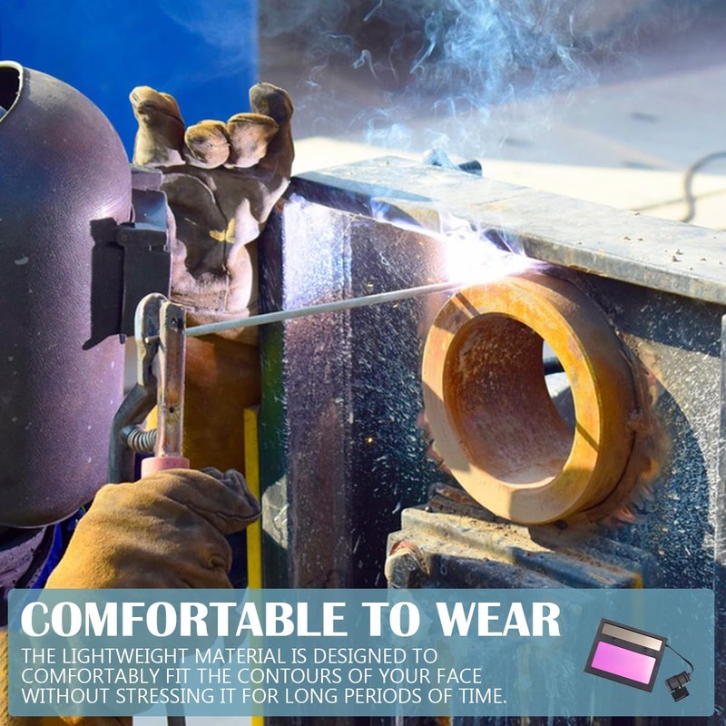UPIQNG Welding Helmet Lens Auto Darkening Welding Lens Solar Welding