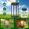 BesLowe 【Upgraded】 Solar Pathway Lights Outdoor, 6-Pack Large LED Solar
