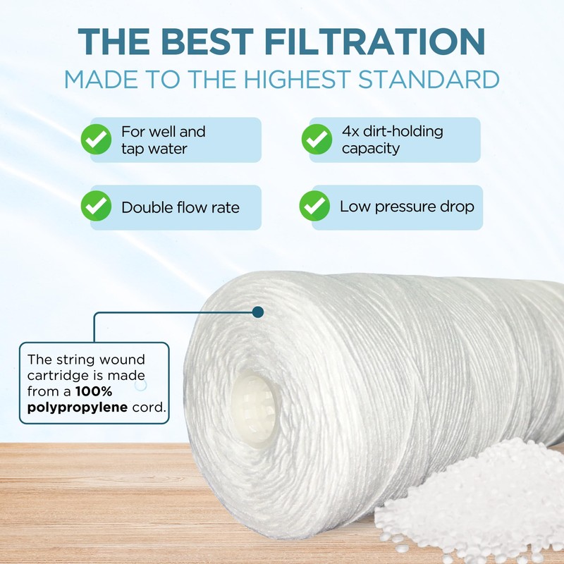 Pelican Water PC40 10 in. 5 Micron Sediment Replacement Filter