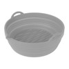 Fryer Silicone Liner Foldable Round Wavy Stripe Heat Resistant Reusable