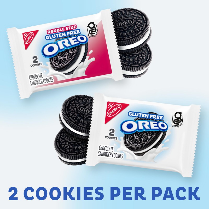 OREO Gluten Free Original & Double Stuf Chocolate Sandwich Cookies