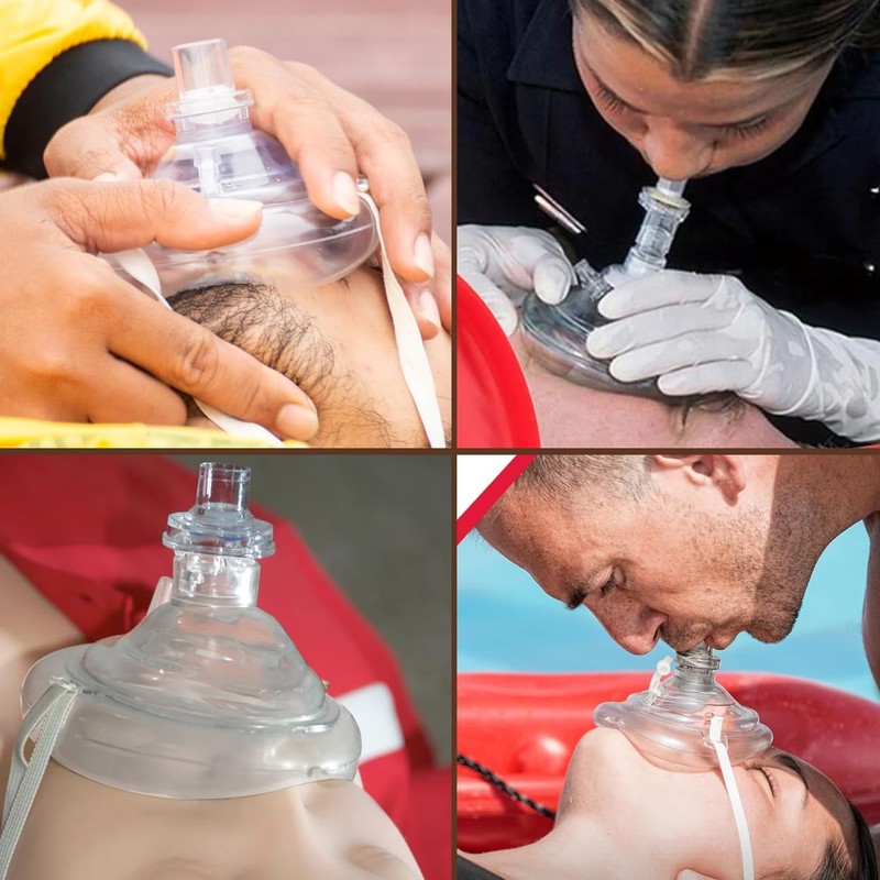 4 Pack CPR One Way Valve Replacement for Training Mask