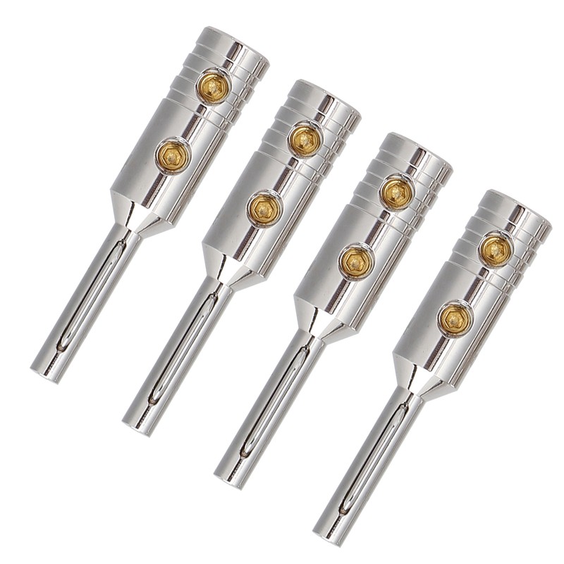 Monosaudio B80（R）Banana Plug Pure Copper Power Plug Connector for Professional