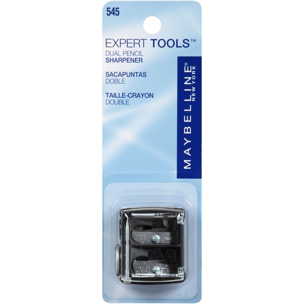 Maybelline New York Expert Tools, Dual Sharpener 1 ea (Pack of 8)