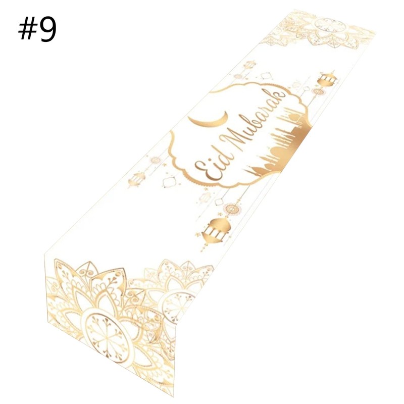 BELOWSYALER Eid Table Runner Table Setting Ramadans Decoration Dining Table