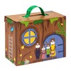 yoamo Easter calendar with play case with 16 wooden figures