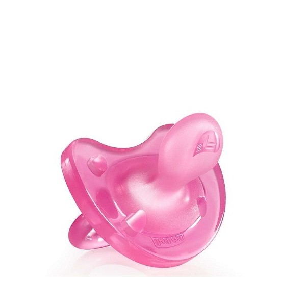 Chicco Physio Soft Soother Pink Silicone 0-6m, 1pc (02711-11)