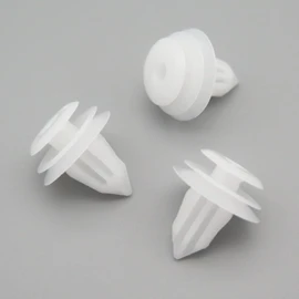 VVO Fasteners- White Plastic Interior Pillar Trim Clips for Toyota Yaris, RAV4, Auris, Prius, Avensis, Land Cruiser, (Pack of 10)