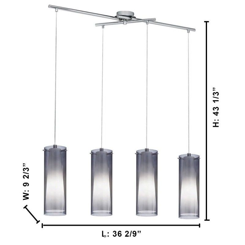 EGLO Lighting 90306A Four Light Pendant