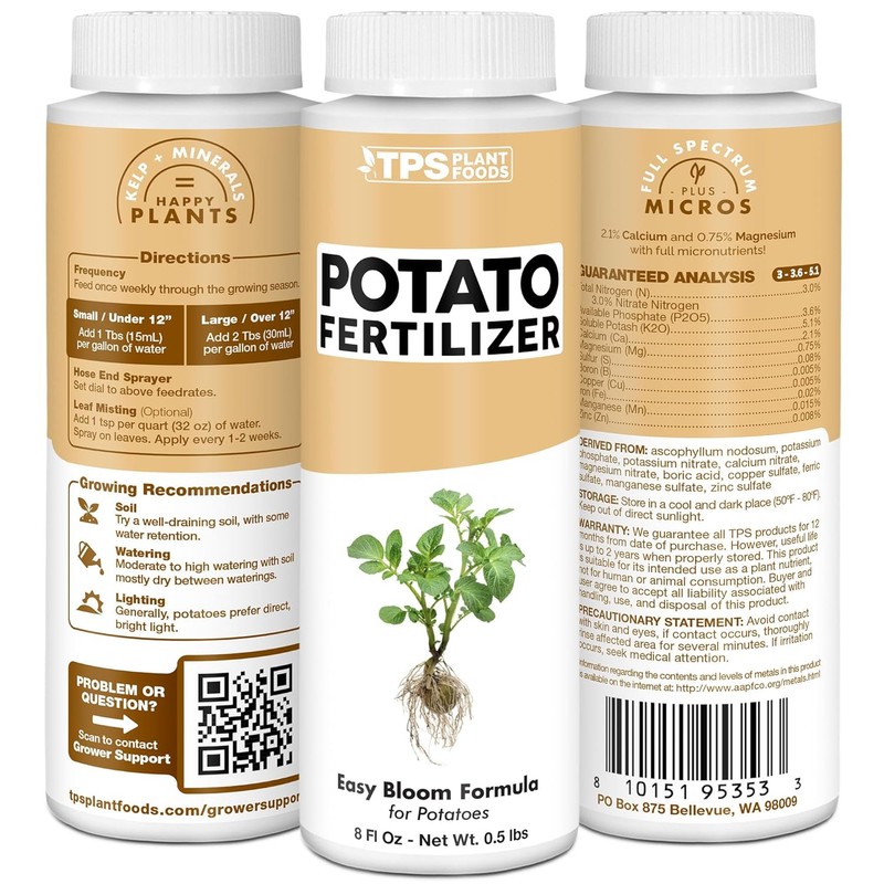 Potato Fertilizer – Liquid Plant Food for Bigger Tubers, Stronger