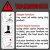 ISMIER Foldable Leg Exerciser: Portable Foot Pedal Exerciser for Seniors