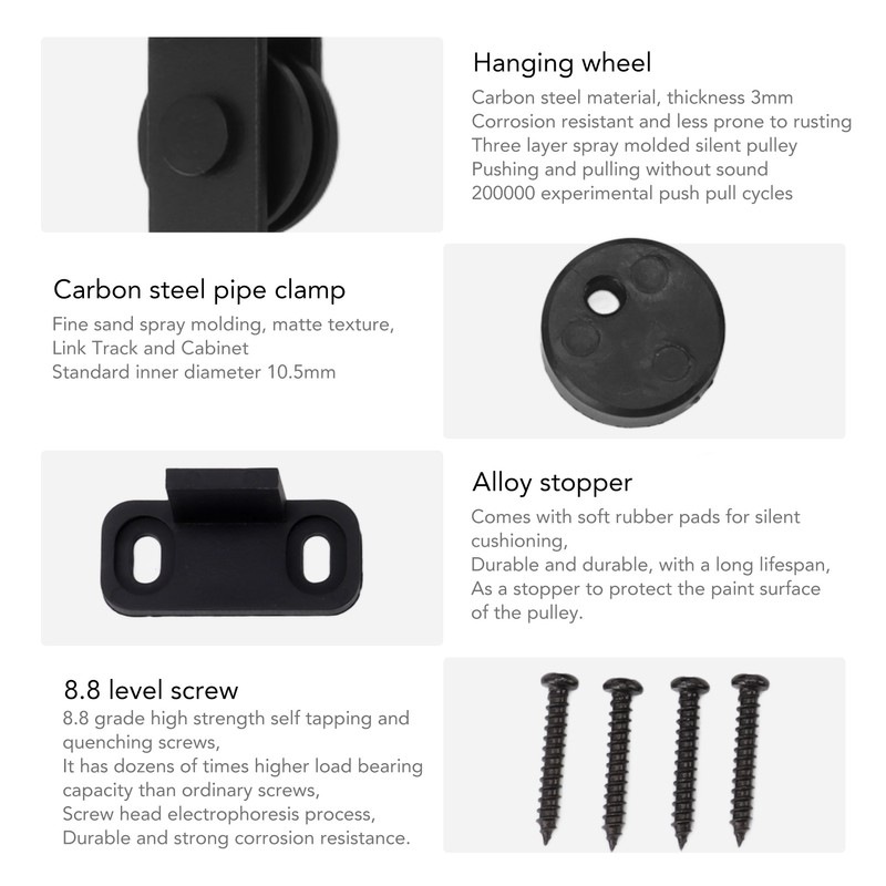 Barn Door Hardware Kit Sliding Barn Wooden Door Hardware Mini