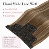 REECHO Clip in Hair Extensions, Hair Extensions Thick Long Lace