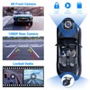 HAUXIY Wireless Apple Carplay Screen for Car 4K Dash Cam,