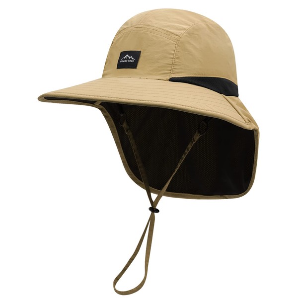 Croogo Men's Suntan Hat, UPF 50+ UV Protection, Breathable, Absorbent,