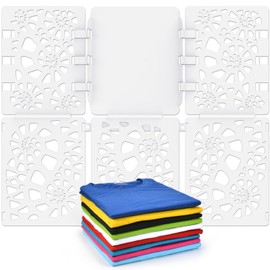 BoxLegend Shirt Folder Board V2-plus T Shirt Folder Folding Board Durable Plastic Easy to Fold Clothes Pure White