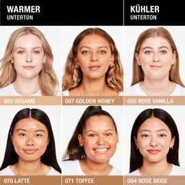 Manhattan Lasting Perfection 35 HR Ultra Long Lasting Liquid Makeup Colour 64 Rose Beige