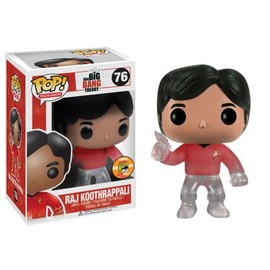 Funko POP Television Raj Star Trek Red Shirt with Gun Vinyl Figure