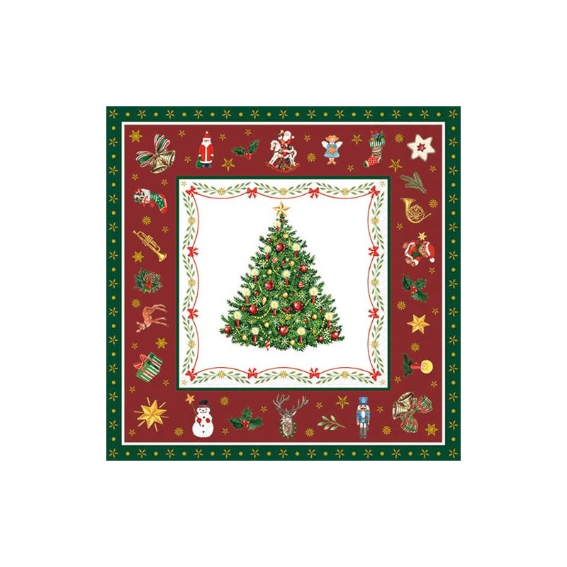 Ambiente Festive Winter Green Napkins - Pack of 20