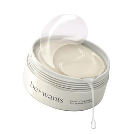 BE+WANTS Bewants under eye patches for puffy eyes, Korean under eye mask with vegan collagen and 71.9% bamboo water, patches for dark circles and Cooling, 60 pieces
