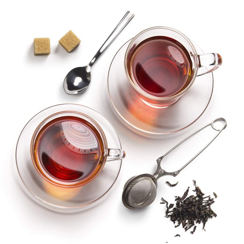 Snap Ball Tea Strainer with Handle (3 Pack) for Loose