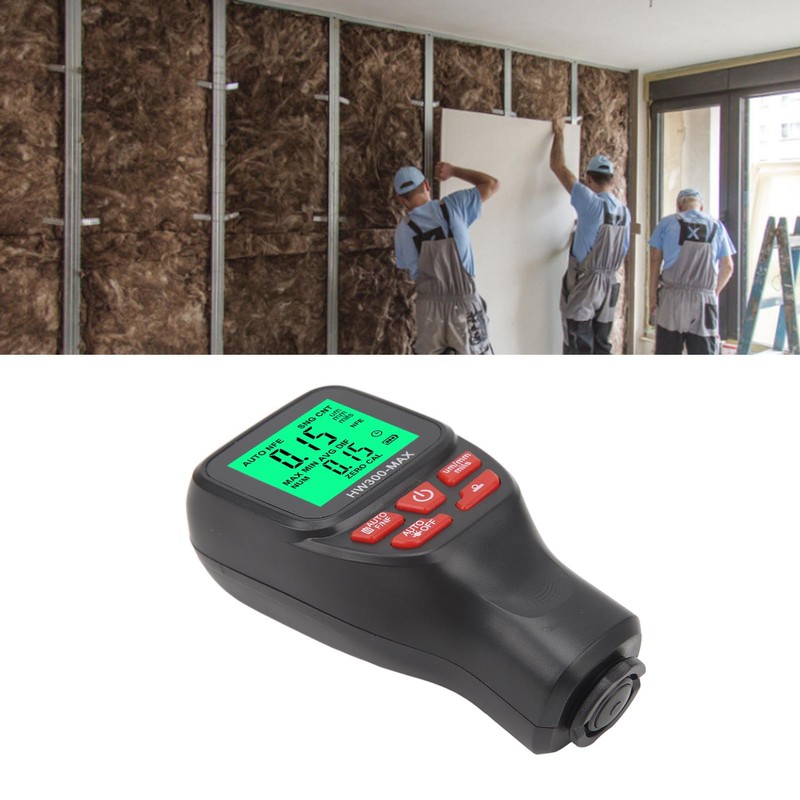Coating Thickness Gauge High Accuracy Digital Thickness Measuring Tool for
