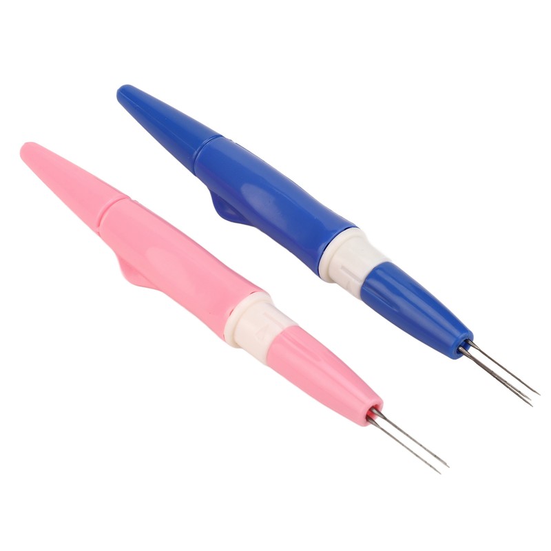 Felting Needles 3 Fine Needles Ergonomic Handle Plastic Metal DIY
