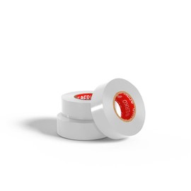 ERKO Isolierband Weiß 10er Pack 15mm x 10m PVC Elektrische Leitungen Reparatur, Hochflexibel mit starker Klebekraft, Chemiebeständig, Wasserfest