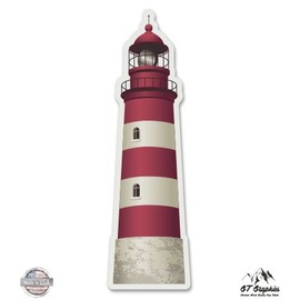 Lighthouse Graphic - 12" Vinyl Sticker Waterproof Decal