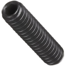 Alloy Steel Set Screw, Black Oxide Finish, Hex Socket Drive, Meets ASME B18.3/ASTM F912, 1/8" Length, #5-40 UNC Threads, Imported (Pack of 100)